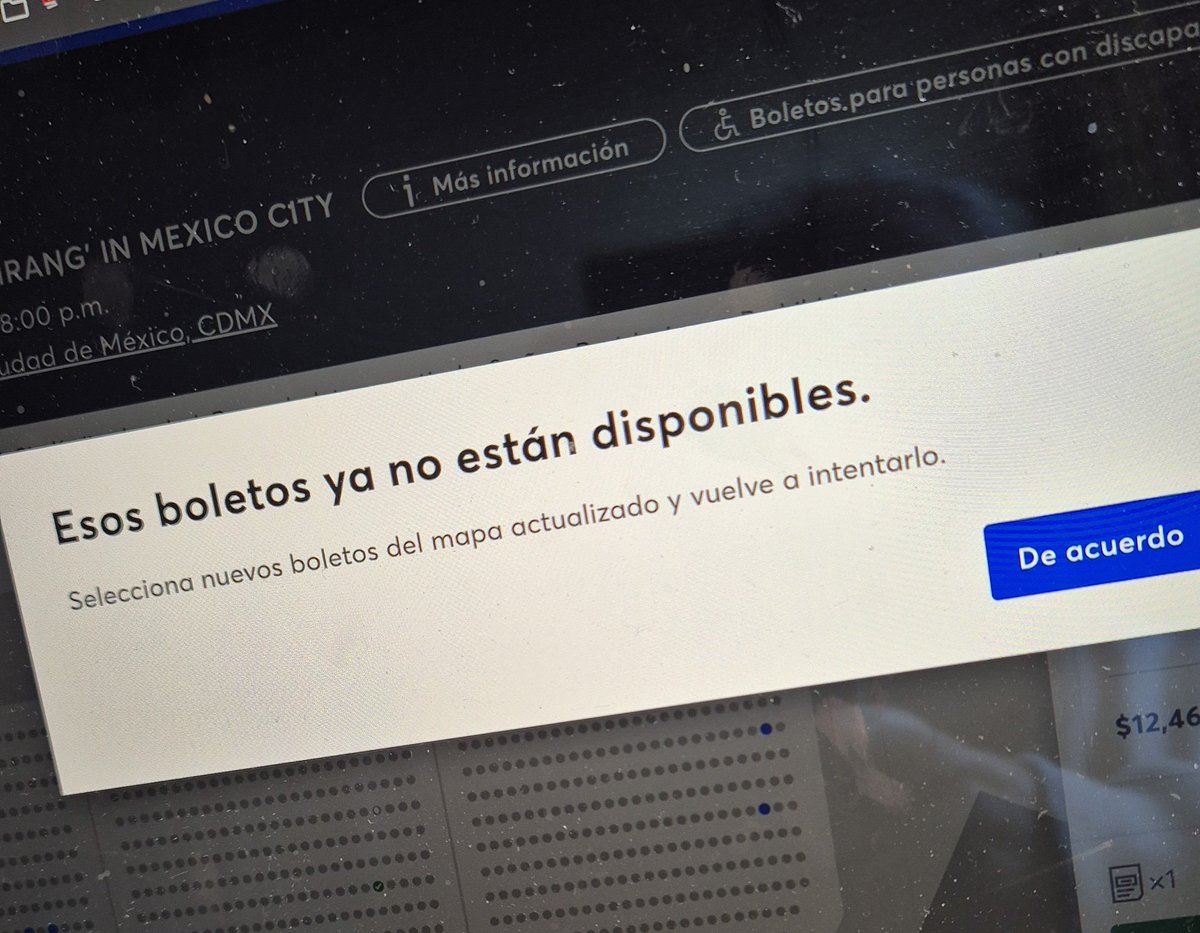 eudiza's tweet photo. @El_Universal_Mx La preventa no nos protegió. Bots y revendedores acapararon boletos, hubo precios dinámicos y fans reales quedamos fuera. Pedimos más fechas y un sistema que sí priorice a ARMY https://t.co/663X98lZxO