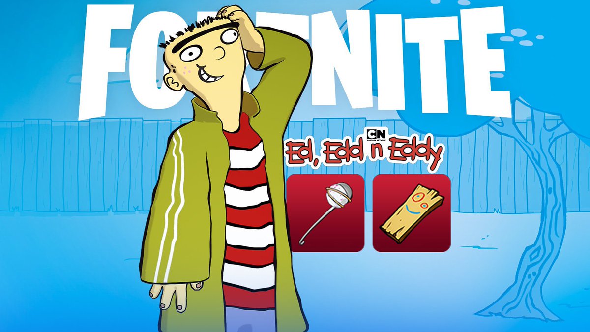TechPulseLeaks's tweet image. ED, EDD &amp;amp; EDDY x Fortnite Collab

1 Skin, 1 Pickaxe, 1 Backbling 

Releasing Tomorrow in Item Shop