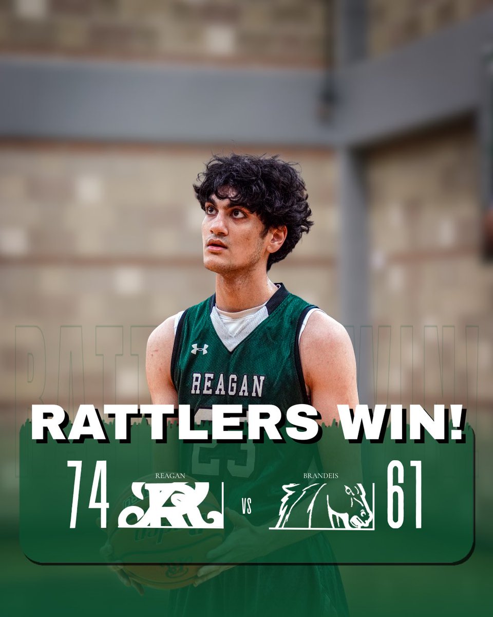 reaganhoops's tweet image. Rattlers clinch a huge win over Brandeis tonight winning 74-61. 4:1 #reaganhoops #StrikeEm ・・・ @NEISD @NEISDathletics @drr_rhs @rattlersports @tabchoops @alamocityhoops1 @hoopinsider @GASOTim @reaganwayrhs @GASOBlue @GASOMass @GASOLyndon