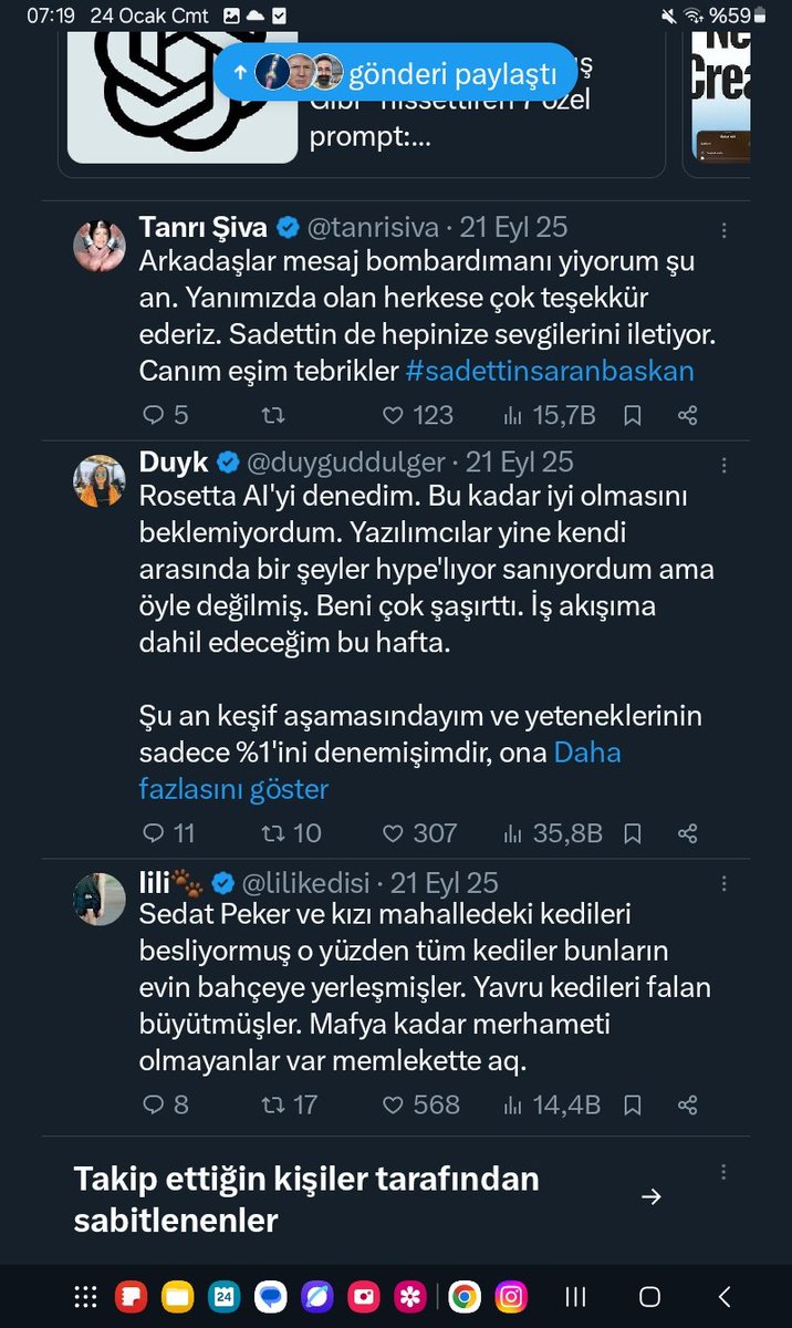 Benim Twitter neyse son adı X 21 Eylül 2025'e dönmüş :)))) Hımm sanırım her şeyi sarı kıza basardım 😉 yoksa bugün 21 Eylül 2025 mi <a href="/tanrisiva/">Tanrı Şiva</a> <a href="/lilikedisi/">lili🐾</a> ?