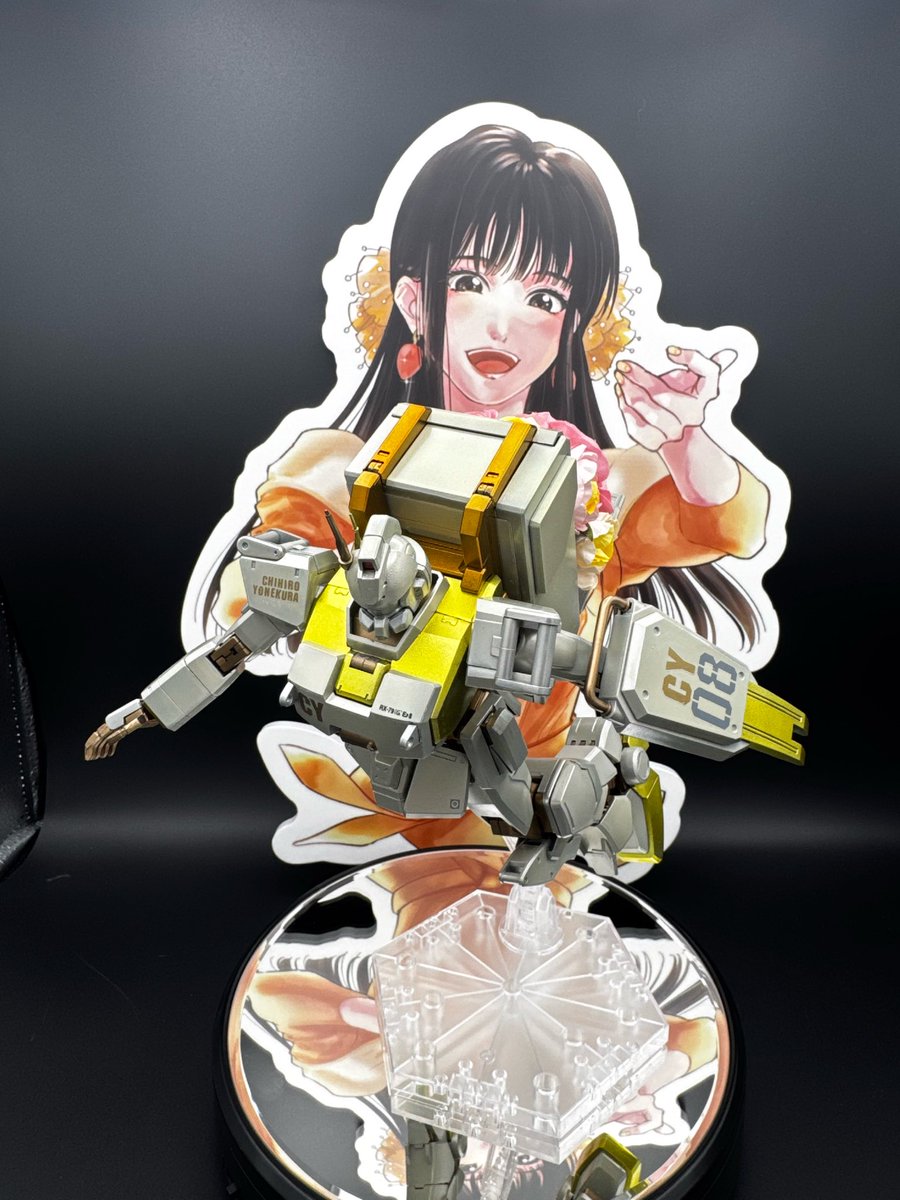 💐　お　し　ら　せ　💐

本日開催のChihiro Yonekura 30th Anniversary Special Liveに、
月城セシルCH一同よりフラワースタンドを贈らせて頂きました✨

米倉千尋さんの似顔絵と、
お祝いに駆けつけた専用のガンダムEz8が乗ったスタンドです🌼

素敵な30周年記念ライブになりますように🎉