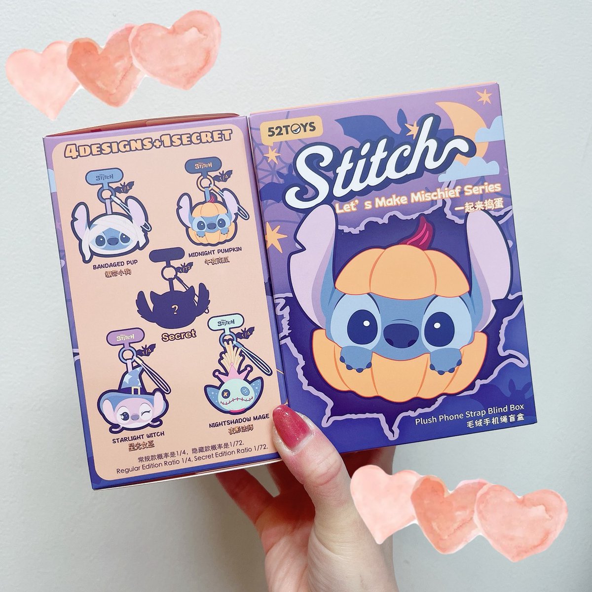 💜🎃オズコレボ新商品🎃💜 #52TOYS スティッチ トリック・オア