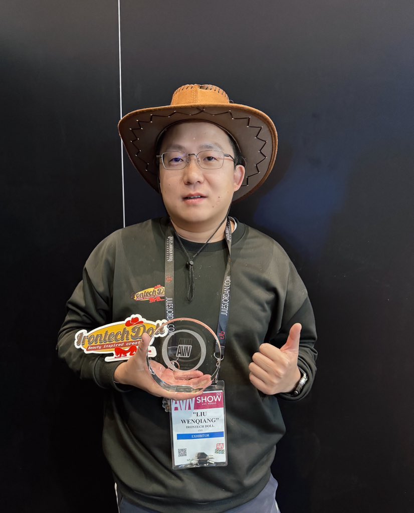 Irontech_doll's tweet image. Honored to be recognized at the AVN Expo USA 🏆

This award is a celebration of innovation, craftsmanship, and our commitment to redefining realism in the industry.

Thank you to everyone who supports Irontechdoll — we’ll keep pushing boundaries.
#Irontechdoll #AVNAwards #AVNExpo…