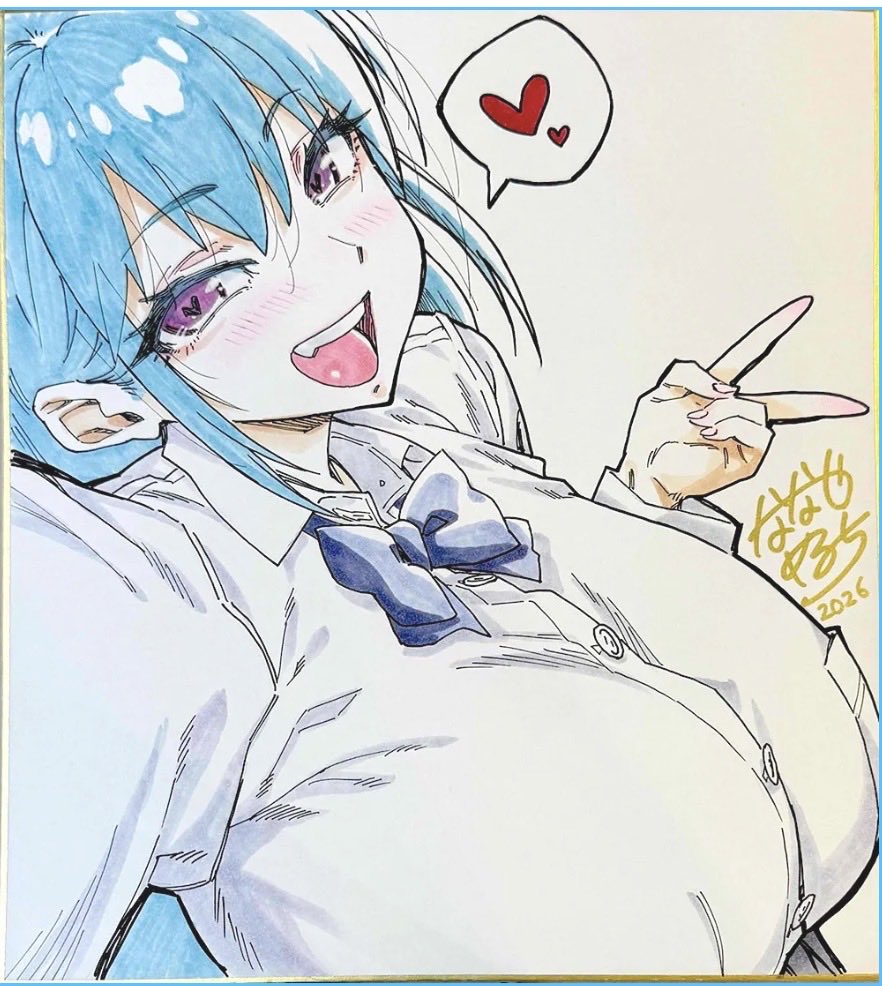 描かせていただきました!アナログ難しいー! 