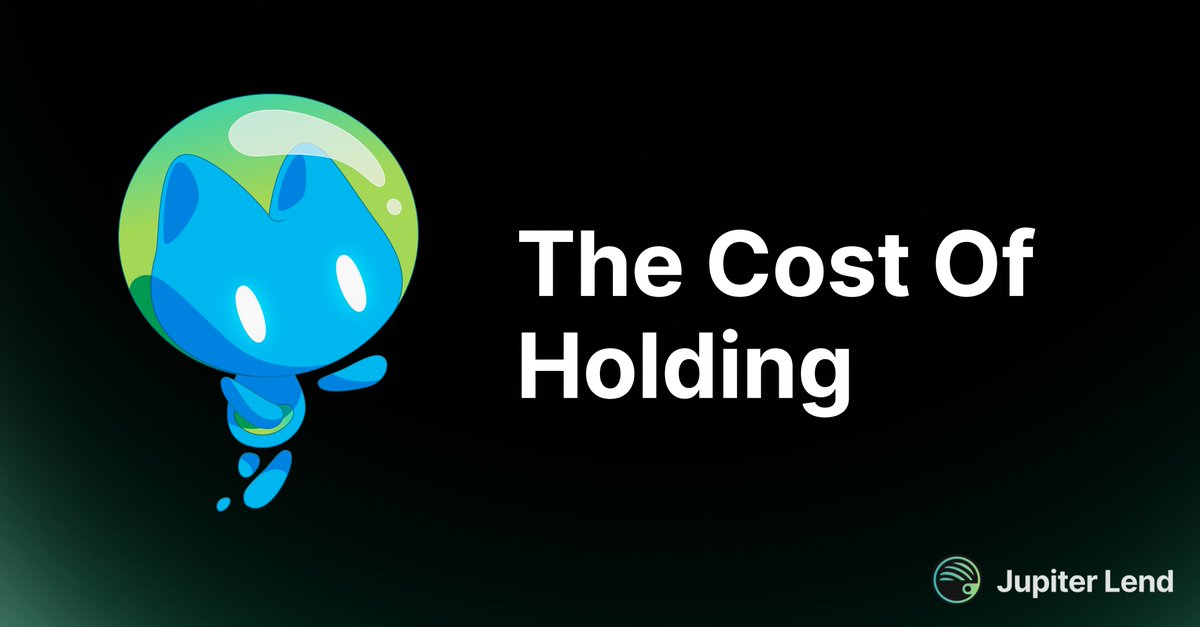 jup_lend's tweet image. Holding your stables has a cost.  

When they're sitting in your wallet, you're leaving money on the table. 

On a $10k balance, the 'cost of holding' is roughly $700 per year.

But Jupiter Lend fixes this.  

When you deposit into Lend, you turn that 0% into 4-7% APY.  

Over…