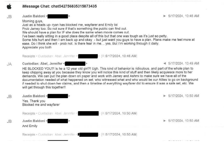 Proof that Ryan Reynolds BLOCKED Justin Baldoni on social media like a doofus.