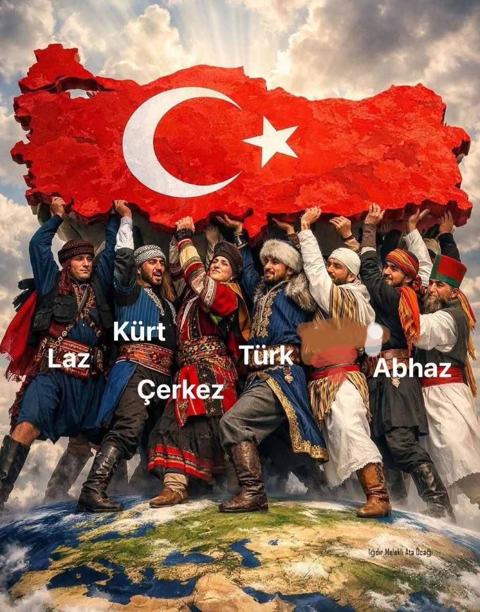 Hepimiz kardeşiz.
Bu ülkeyi birlikte kurduk