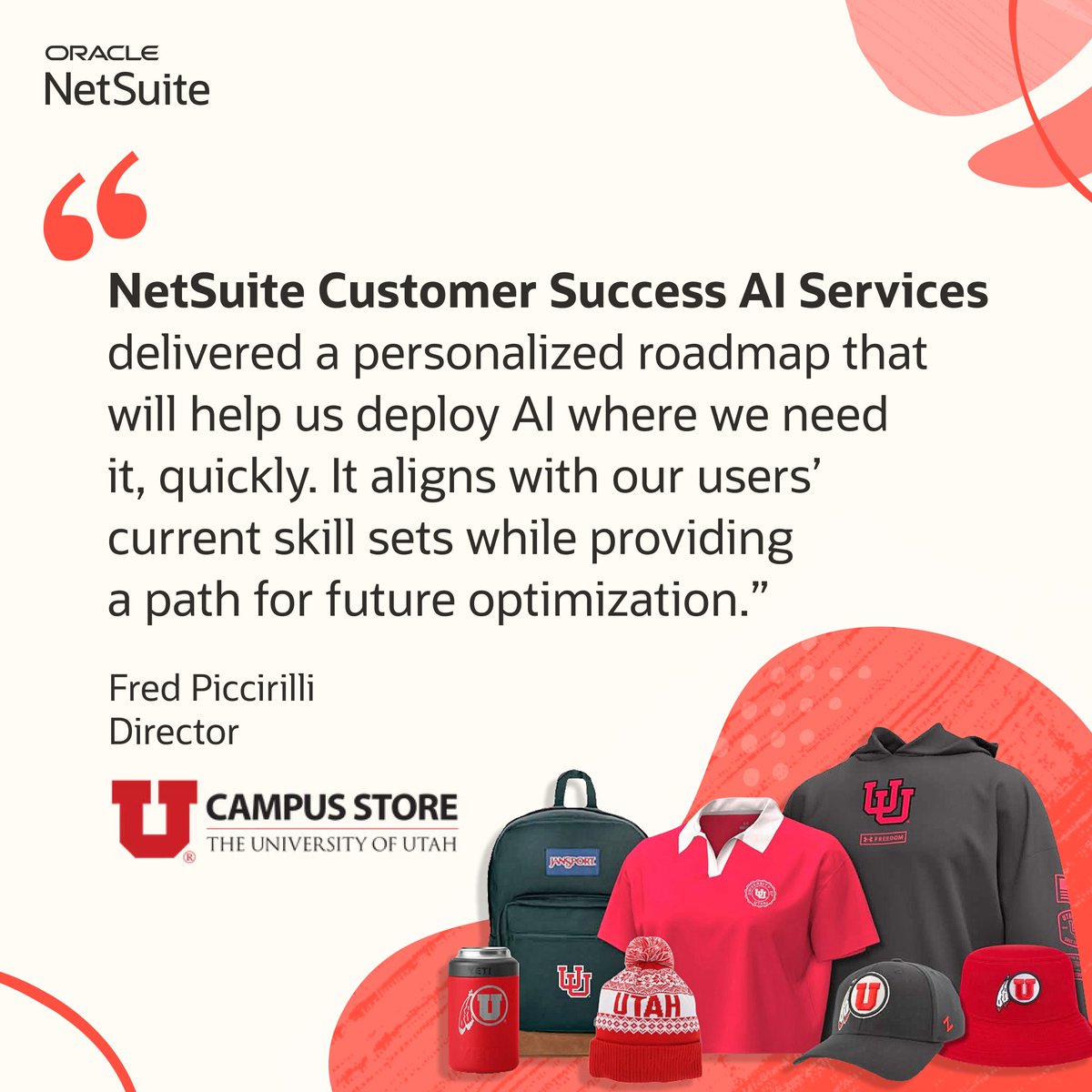 Ready to take the guesswork out of your #AI journey? <a href="/NetSuite/">NetSuite</a>’s NEW Customer Success AI Services solution helps businesses chart their unique path to AI adoption. See how. social.ora.cl/6015CCRL1