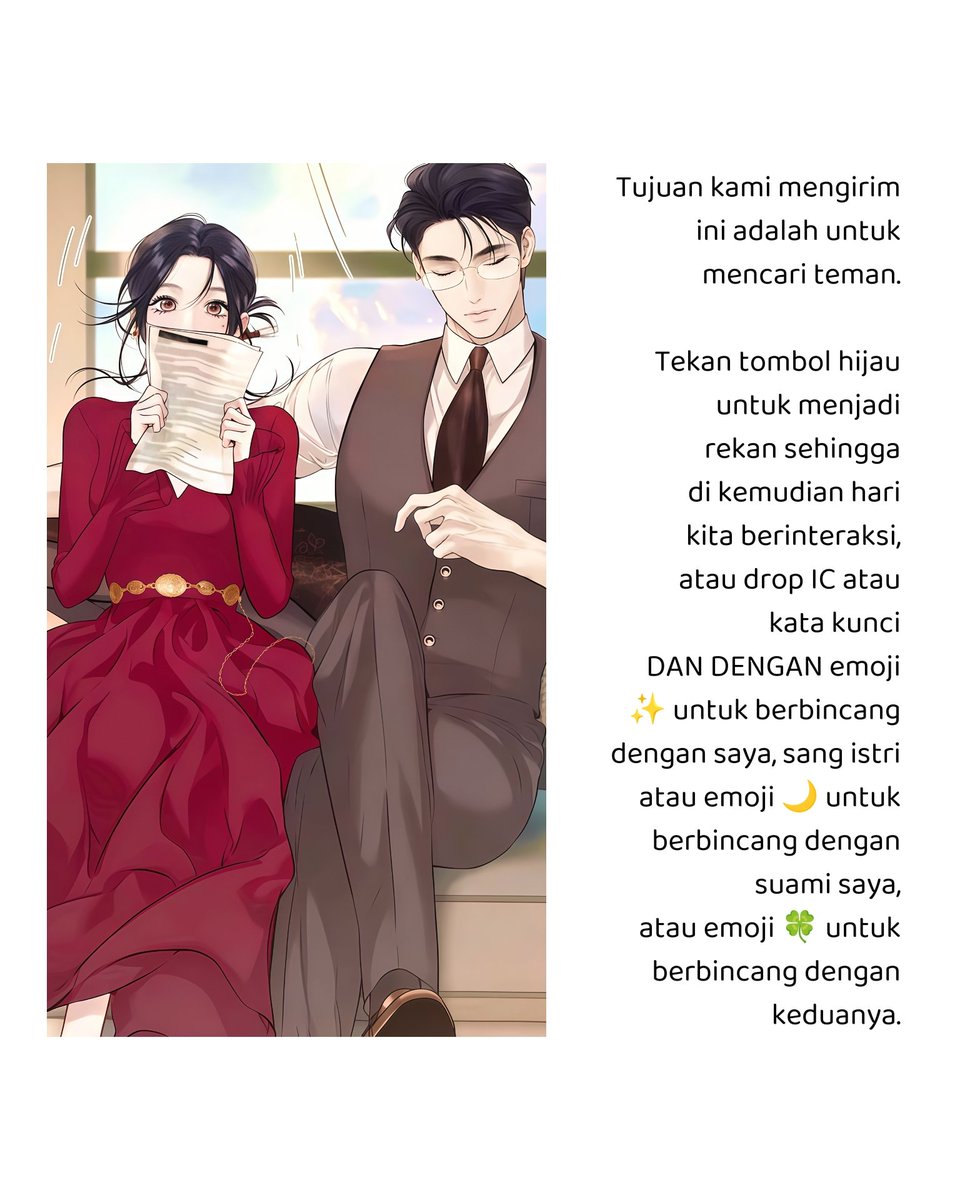 2DAU! Halo kami adalah sepasang suami istri. (⁠ ⁠◜⁠‿⁠◝⁠ ⁠)⁠♡

Mohon dibaca ya. (⁠≧⁠▽⁠≦⁠) Kami mencari teman hehe.

Oh iya kami juga mencari relasi seorang anak umur 3-5 tahun. Mohon reply ya jika ada yang tertarik menjadi anak kami. (⁠*⁠´⁠ω⁠｀⁠*⁠)