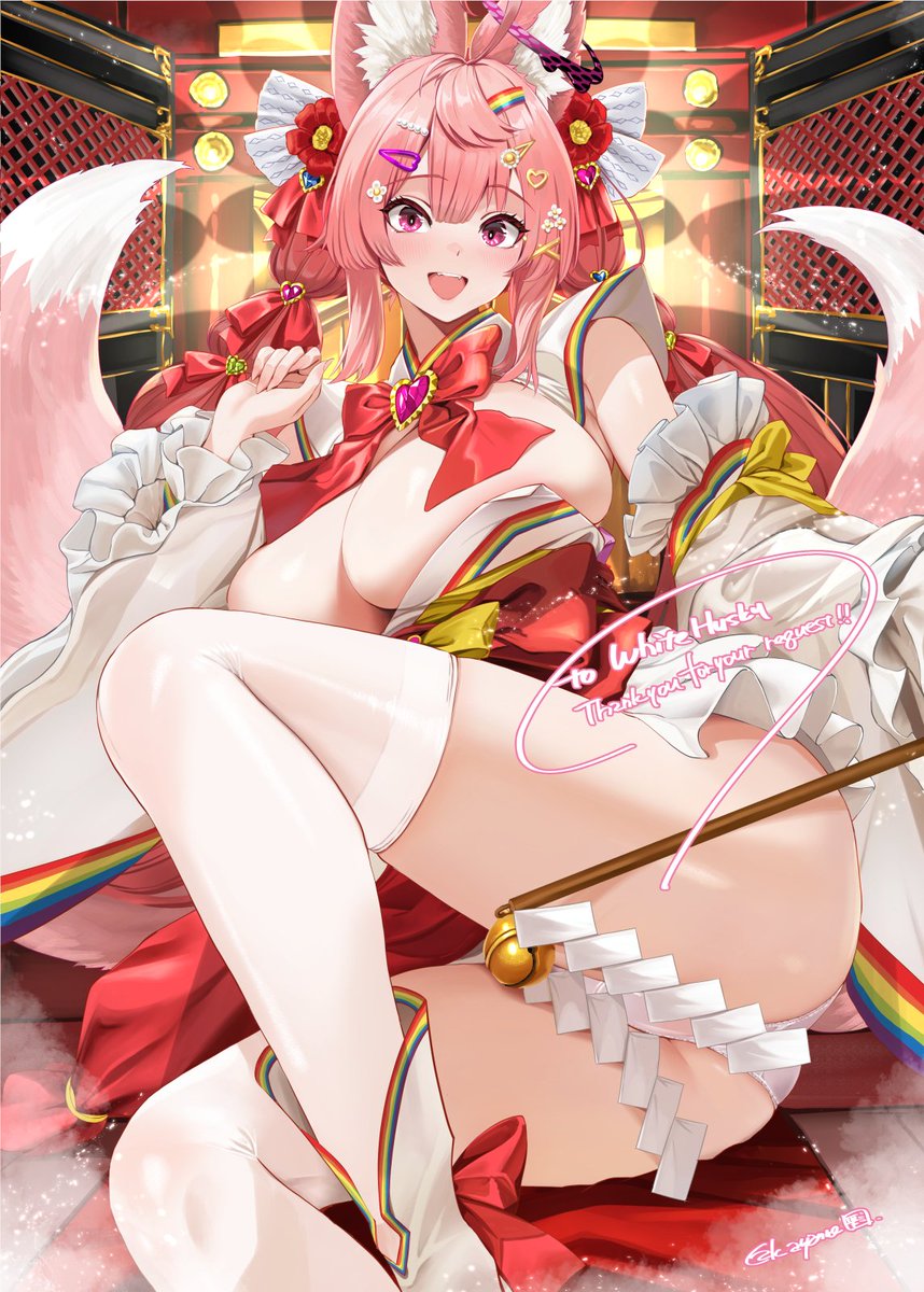 おskebにてWhite&Husky(@VVhiteHusky)さんからのご依頼で、OCさんを描かせて頂きました。多分…フォロワッサンのデザインされたOCさんで、普段から描き込みすっごい方とは思ってましたがいざ自分が描くとなったら…わぁ…思った以上の密度…(白目)
この度はありがとうございました! 