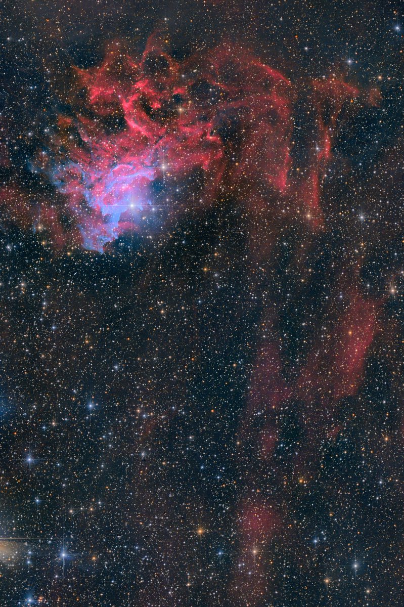 薄雲と風の中撮影した勾玉星雲
なんていうか、メジャー天体だけ撮っていたいな。短時間露光で満足できる。