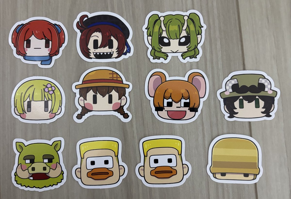 第4回人気投票 ステッカー 50人クラフト ニート部 交換 譲渡 求