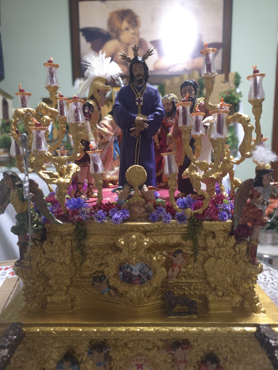 ModCofraSevi's tweet photo. Ya terminado el Señor Cautivo y Rescatado de @hdad_sanpablo y su paso de Misterio.

#ModelismoCofradeSevilla
#MiniaturasCofrades
#ModelismoCofrade
#CautivoyRescatado https://t.co/HJQlS2YVDD