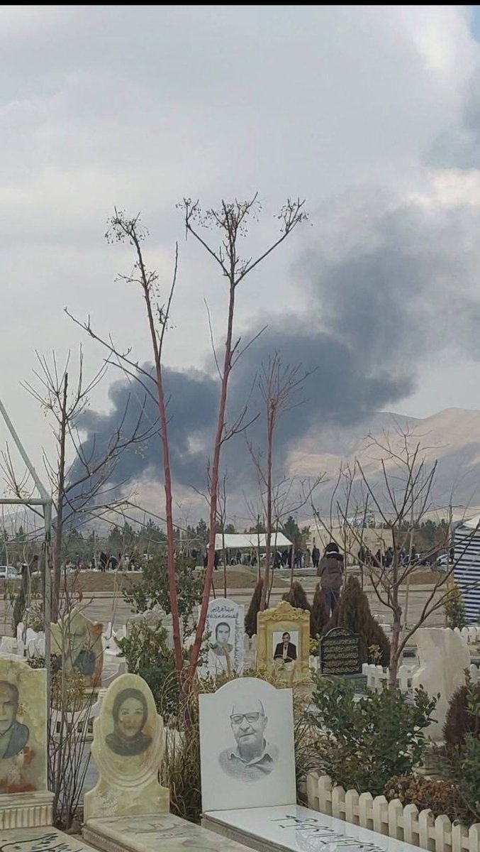 These two pictures that you have shared beta have nothing to do with the gas leak explosion site. This picture is from Parand, Iran where there was fire in a dry hay ground. No building fire. It’s an open hay field in Parand. 

Please be careful using social media pictures
