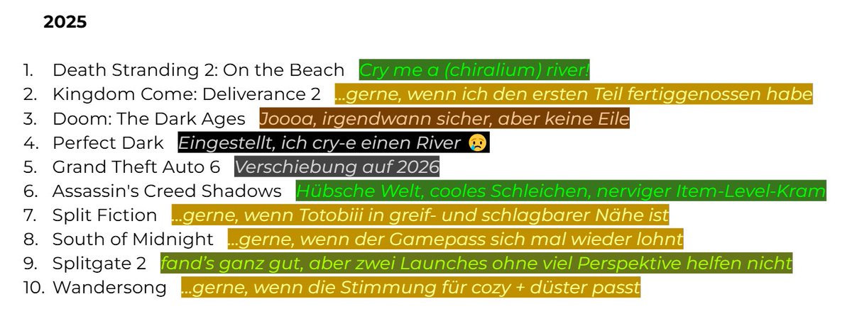 Nevoc_'s tweet photo. Ich spielte Spiele. Zumindest ein paar. https://t.co/CP6uRXkfLT