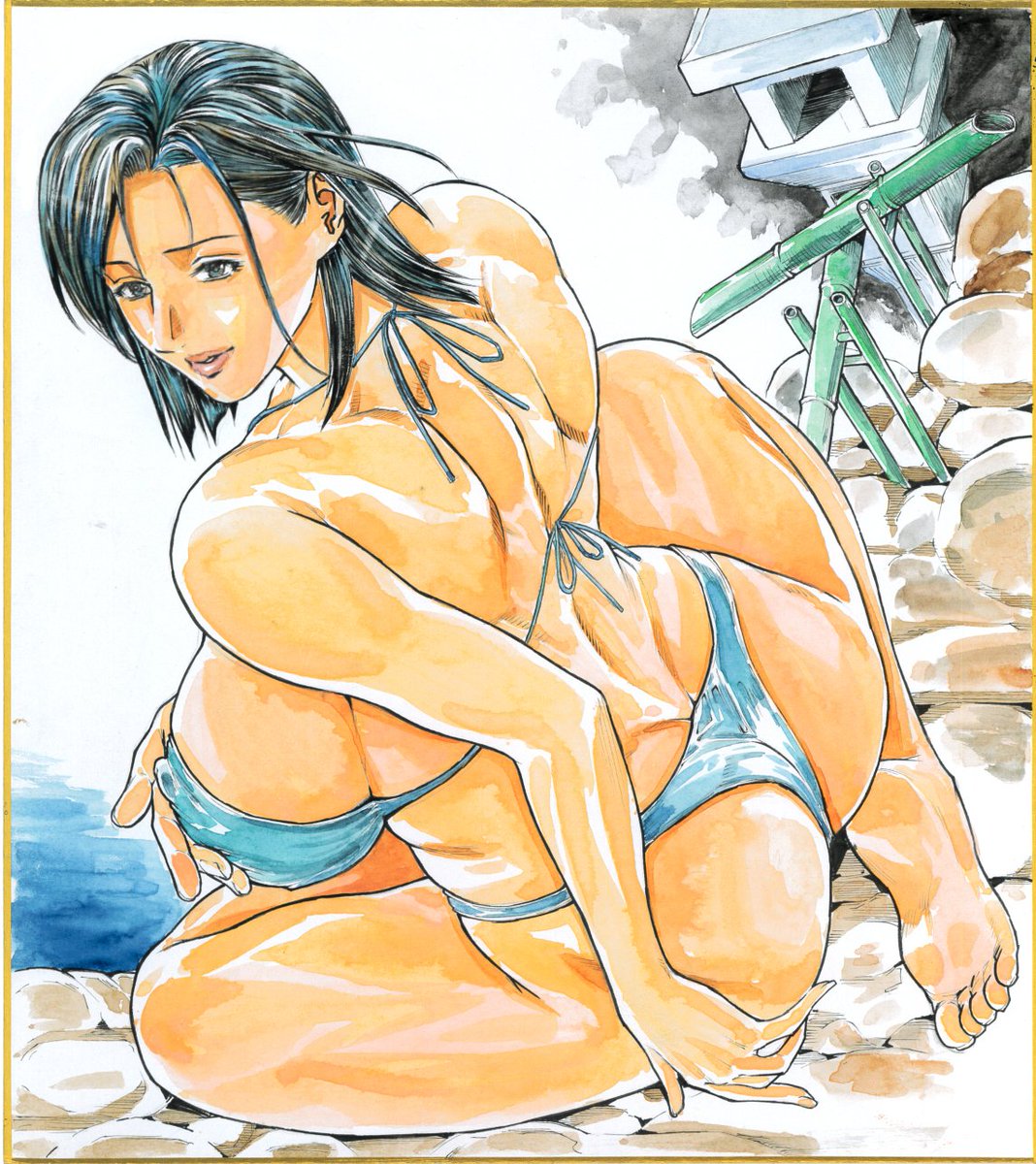 #今月描いた絵を晒そう

現在絶賛追い込み中の漫画原稿以外だと、今月描いたのアナログイラストばかりやな・・・😅 