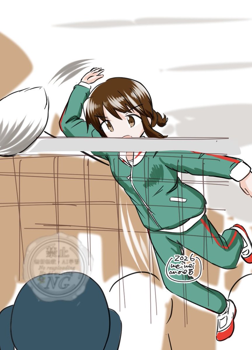 第416回「ジャージ」「運動」

すみません。中途半端になってしまった。
陽子のスパイクを受けようとする綾です。
陽子はスポーツ万能なので、殺人スパイクを撃ちます。

#きんいろモザイク版深夜のお絵かき60分一本勝負