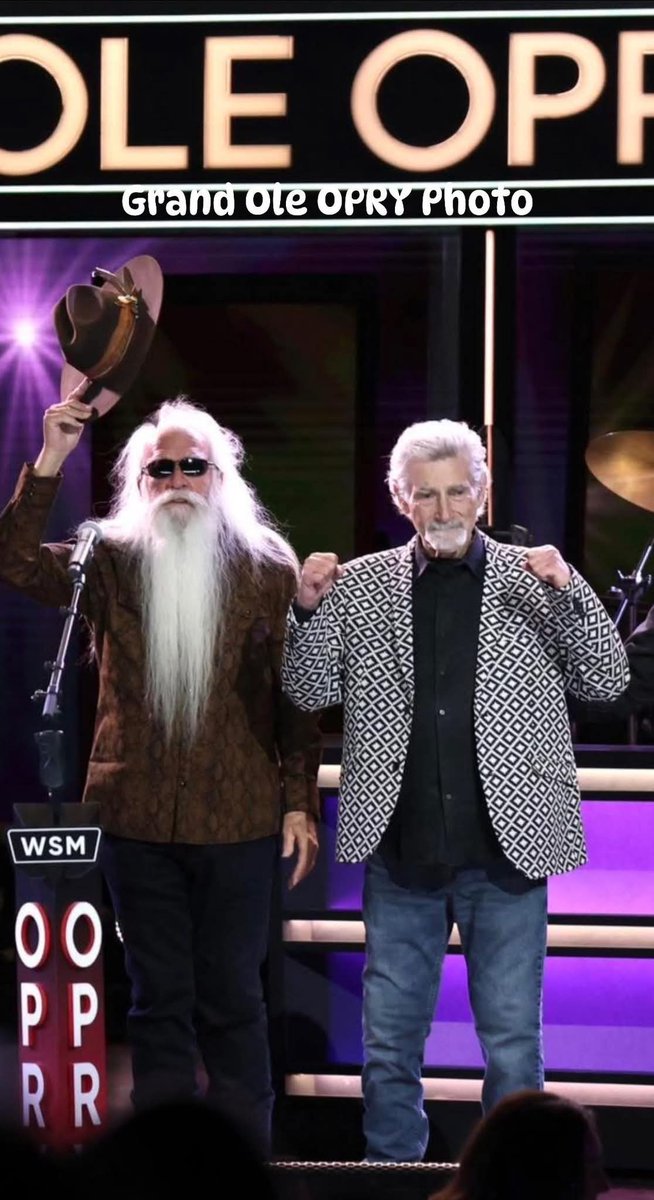 ⁦⁩ Last Night: William Lee Golden, Hats Off to Richard Sterban returning to ⁦⁦Grand Ole Opry Stage with the OAK RIDGE BOYS for the Grand Finale “Elvira”   ⁦<a href="/oakridgeboys/">The Oak Ridge Boys</a>⁩ ⁦<a href="/opry/">Grand Ole Opry</a>⁩