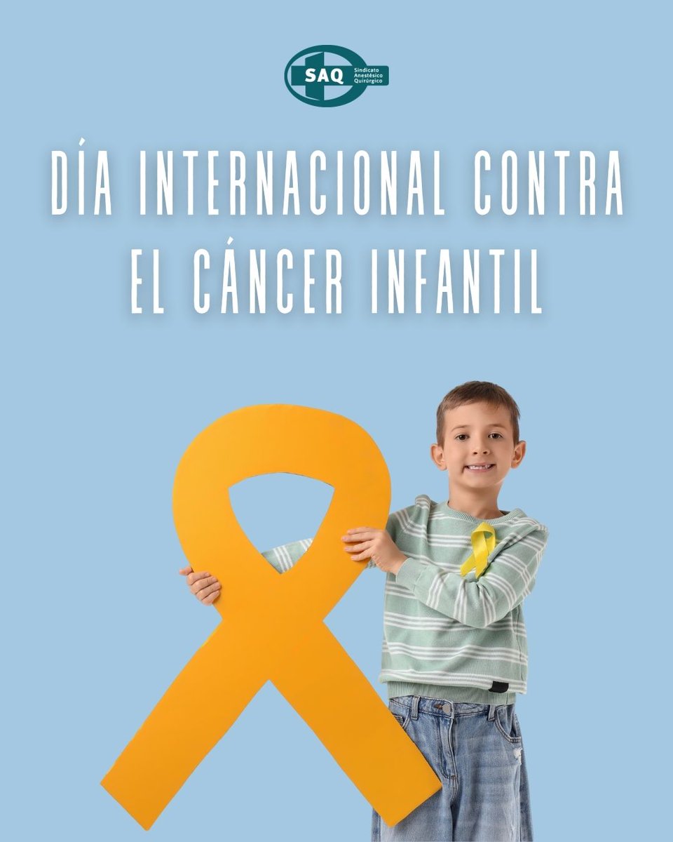 Hoy es el Día Internacional contra el Cáncer Infantil. Aprovechamos para visibilizar su lucha, apoyar a sus familias y destacar la importancia de la investigación y el cuidado que los acompaña. Su valentía nos inspira y nos recuerda la importancia de acompañarlos en cada paso. 💪