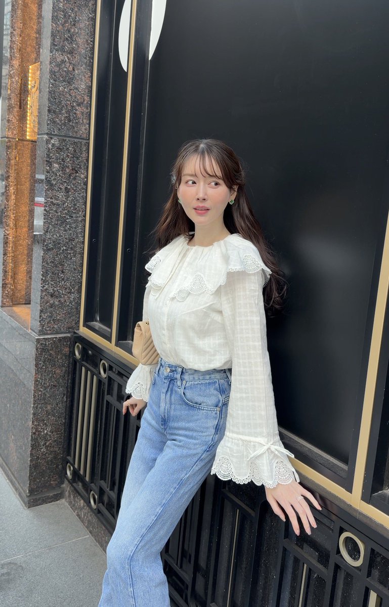 SEZANEのブラウスは繊細で可愛くて生地も柔らかくて最高🇫🇷💓 日本に