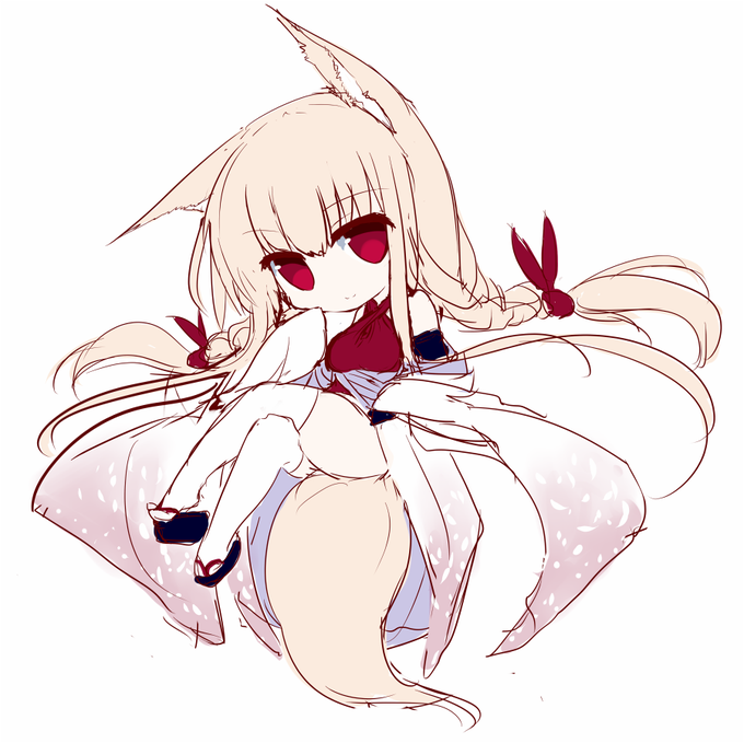 これ10年近く前に描いたSD絵なんだけど、バランスがすごい良いと思ってるんですよね。 でもそのバランスが再現できないのはなんでなんですかね.......