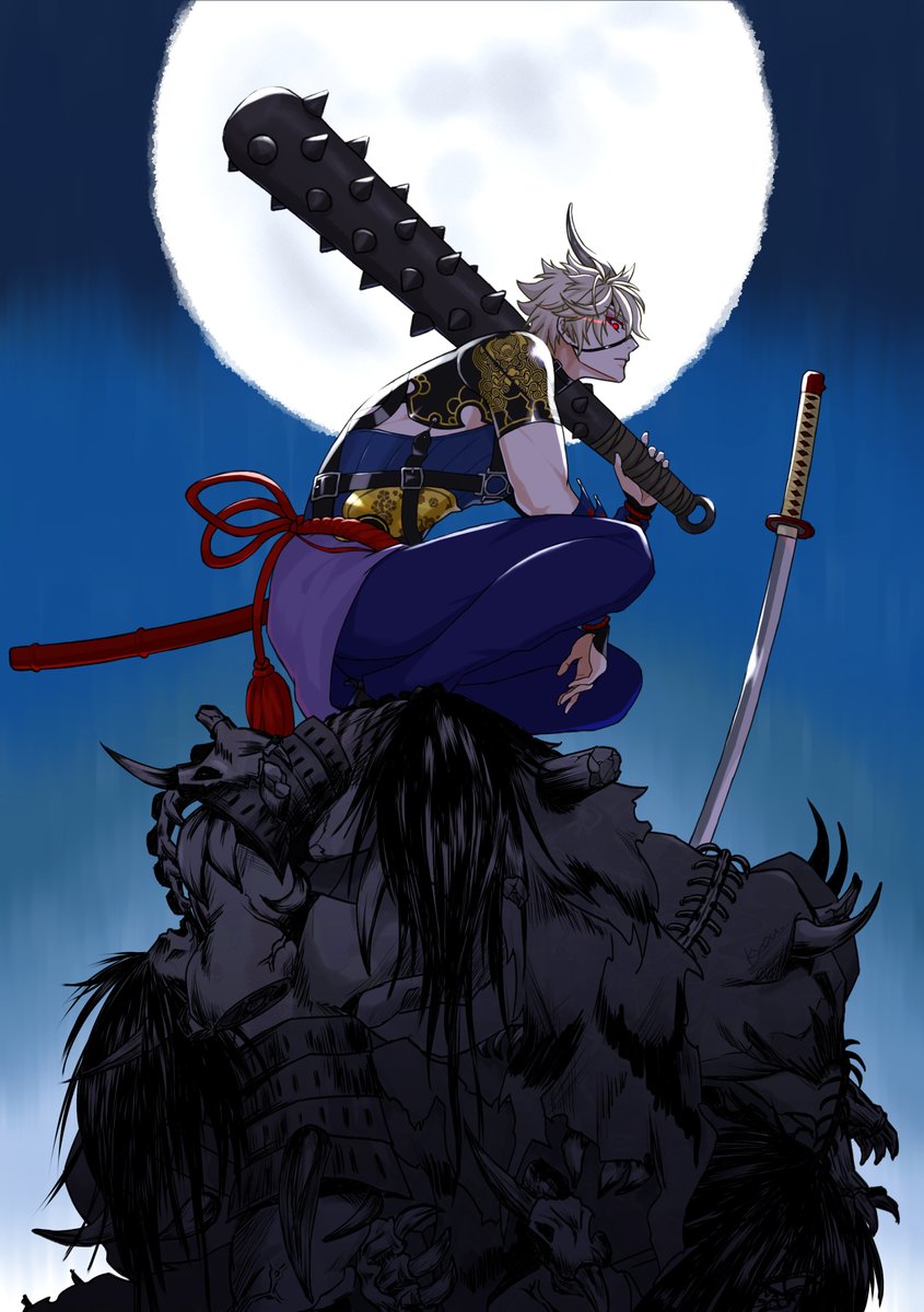 #2月1日は刀帳番号21番鬼丸国綱の日
#刀帳No21で2月1日は鬼丸国綱の日
おめでとーう✨
節分が近いので鬼退治の絵でお祝いです🥳