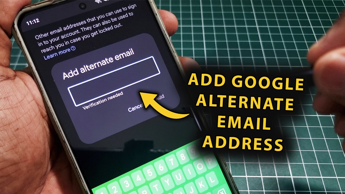 How To Add An Alternate Email Address For <a href="/Google/">Google</a> Account | Prevent Security Lockouts: youtu.be/4SQOHnGlS9M