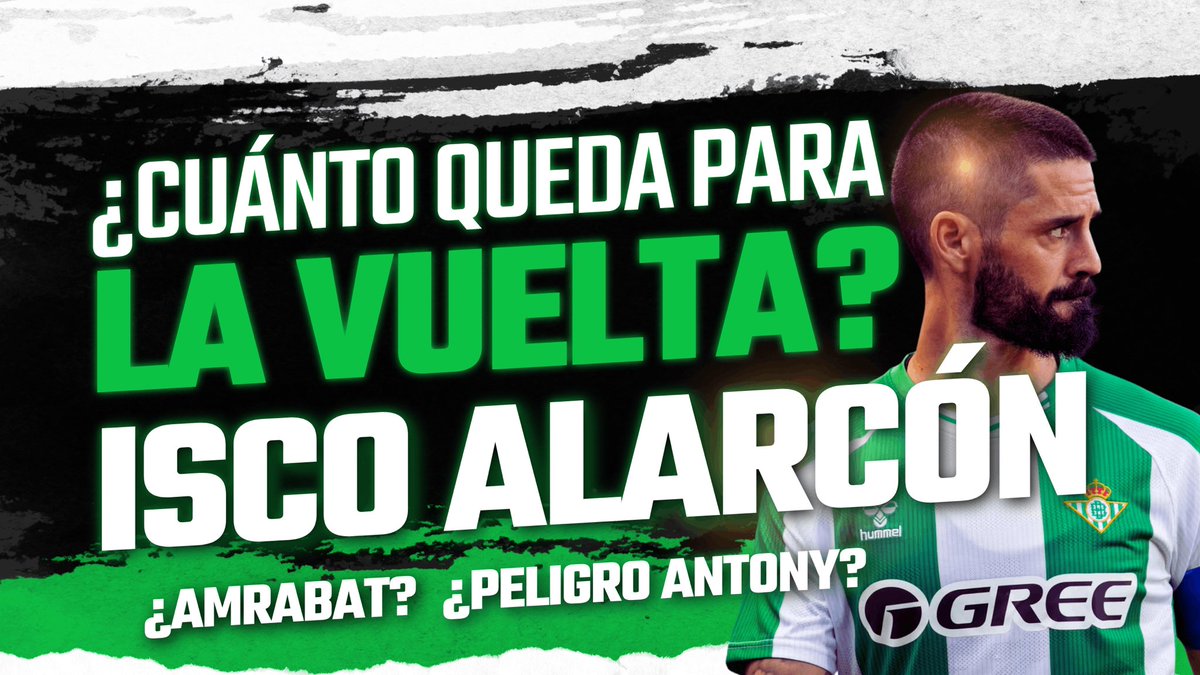 🟢 ¿Sensaciones POSITIVAS con ISCO? ¿AMRABAT hasta FINALES de MARZO? La REALIDAD de la ENFERMERÍA VERDIBLANCA | youtu.be/Cqeu1kfYKlQ?si…

👉 Analizamos junto a <a href="/Betis_mobi/">Betis.mobi ⚽</a> la SITUACIÓN de los lesionados del #RealBetis: Isco, Amrabat, Bellerín, Lo Celso…

🙏 Dadle cariño al vídeo,