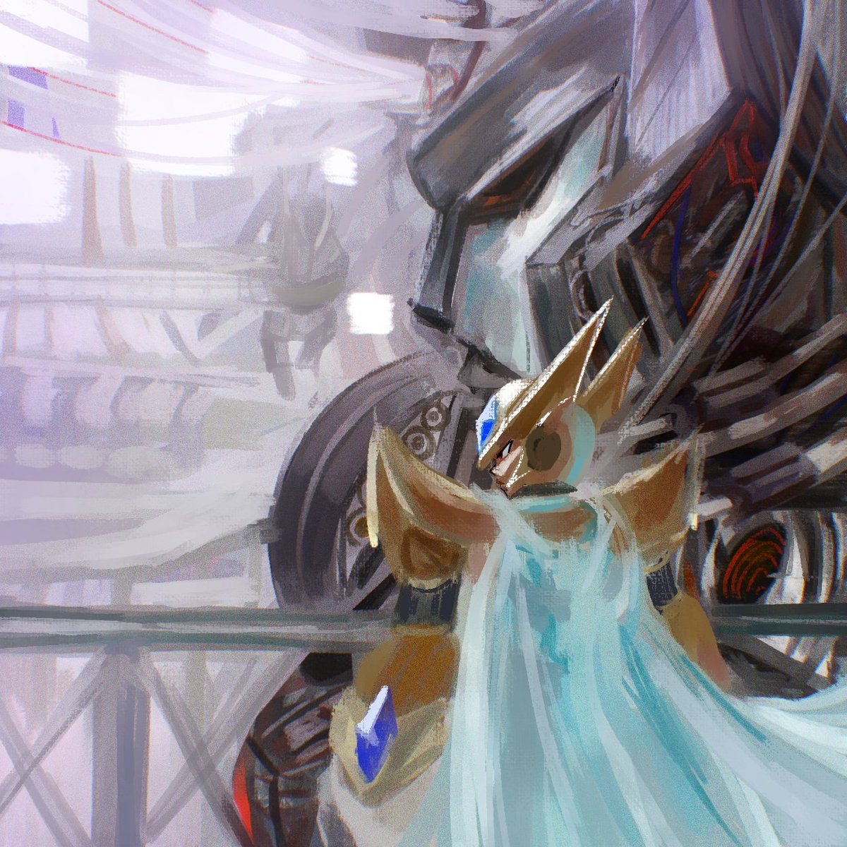 EuphyTheFox's tweet photo. Gate Doodle https://t.co/I6dgRsuzSS