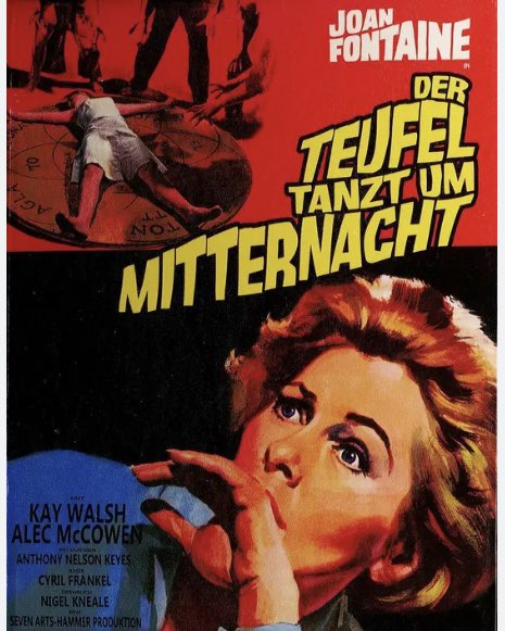 Love the German poster for The Witches…or “The Devil Dances at Midnight!” 😱