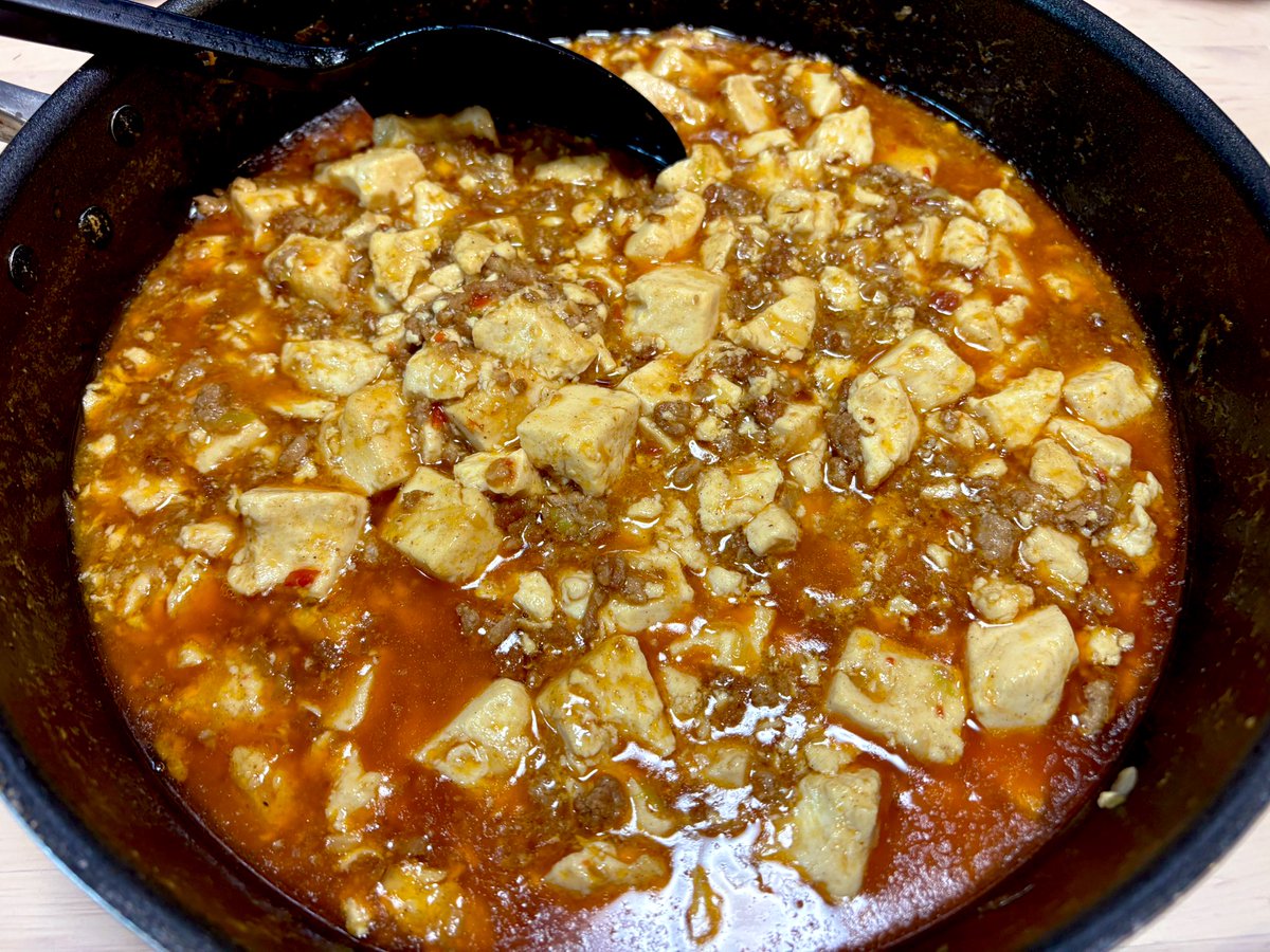 fSEr7MlIhc2cfNB's tweet photo. 昼はパスタ！夜は麻婆豆腐！
もっと辛くしても大丈夫ということが判明！ https://t.co/kqejmP0hbN