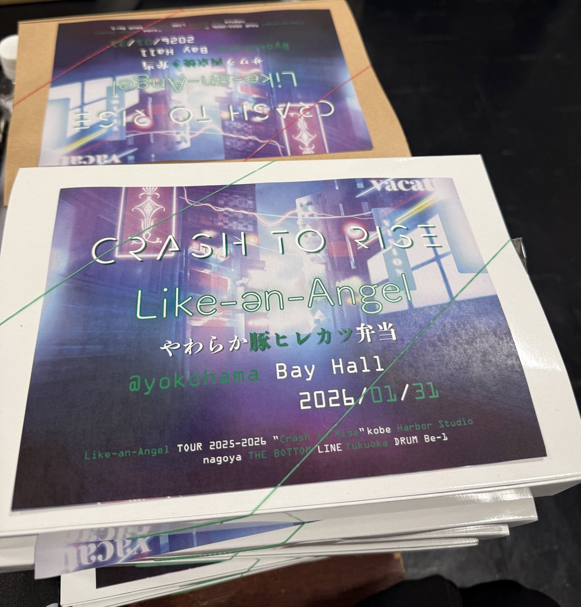 ツアー終わっちゃった！！さみしい！！
悔い残したくねー！と思って頑張りました🎸身体はやばそうです。

次は10月かな？
それまでにもっと色々研究します。
皆様ありがとうございました🙏

 #LikeanAngel