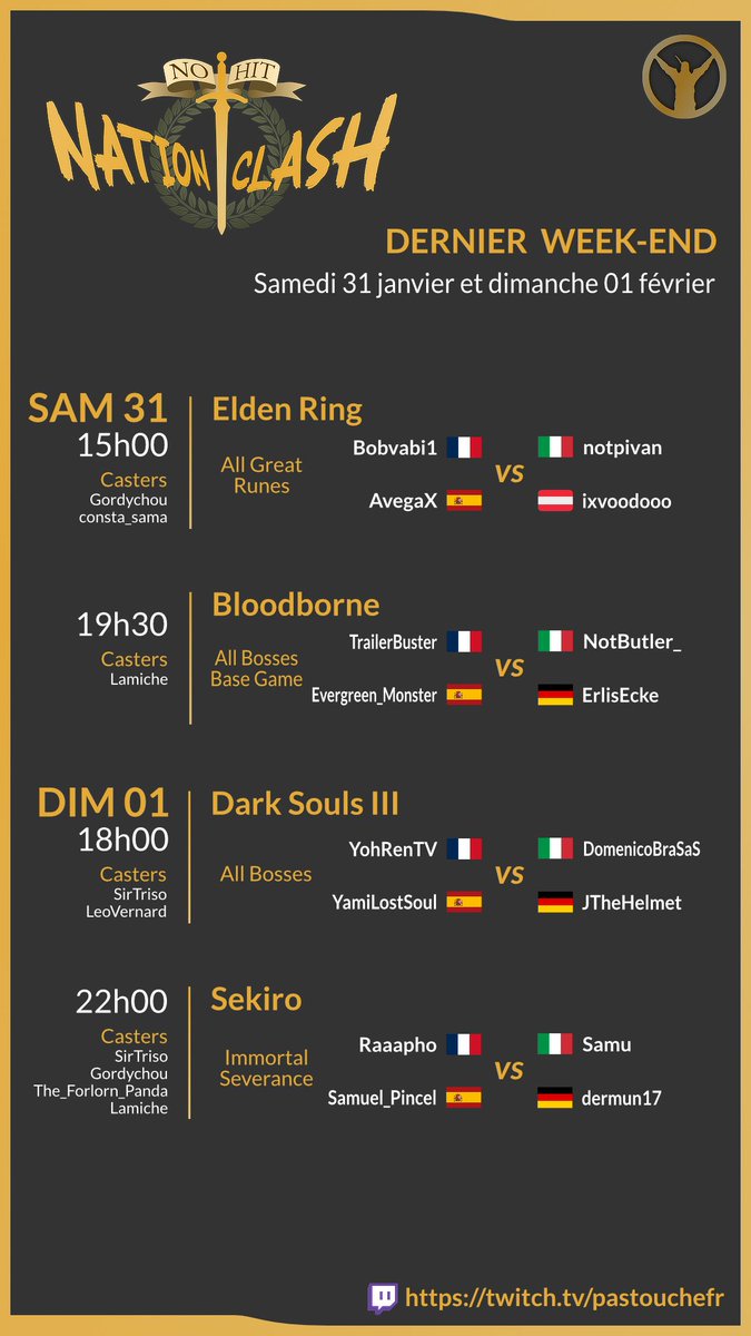 DLamiche's tweet photo. Le dernier week-end du Nation Clash a débuté ! https://t.co/DgXbC4ixnb