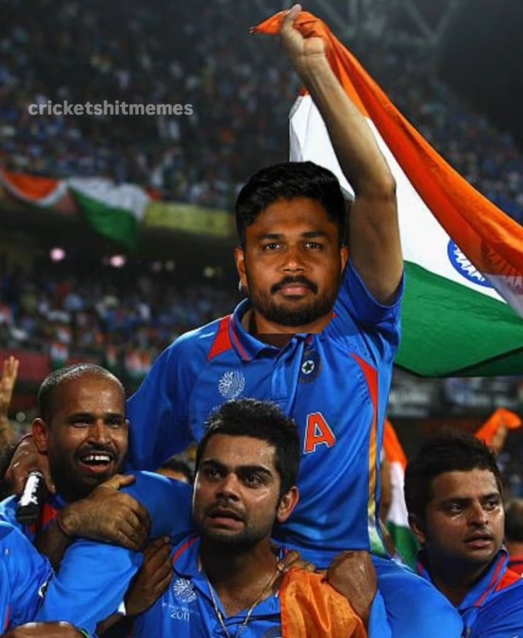 Happy retirement 
We will miss u Legend 
#SanjuSamson