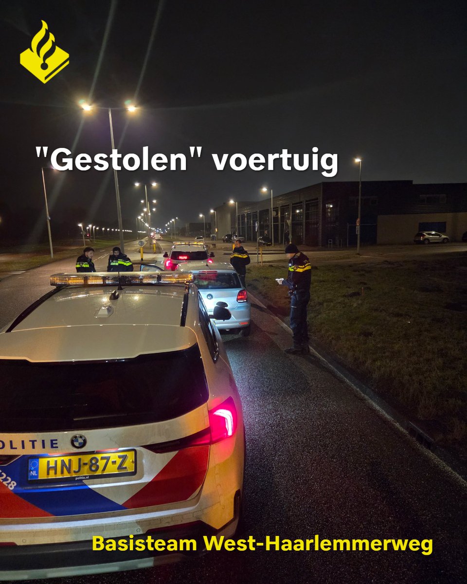 Gestolen leaseauto onderschept in Amsterdam