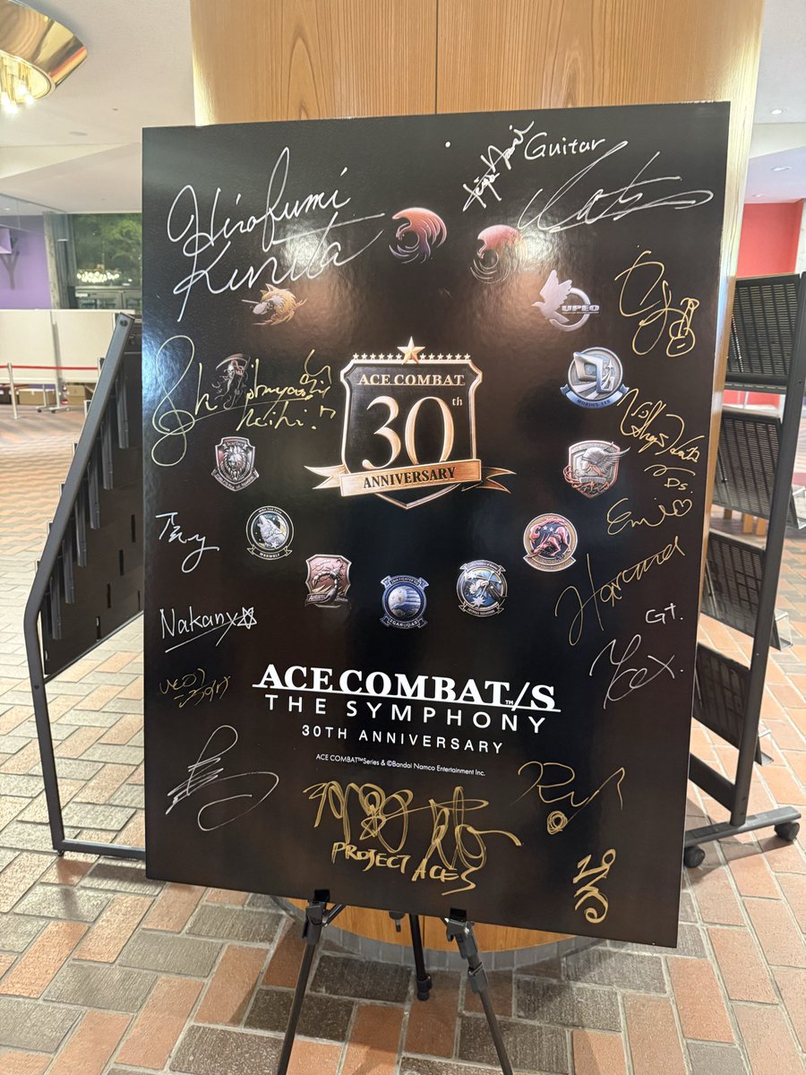 nakany765's tweet photo. ACE COMBAT™/S THE SYMPHONY 30TH ANNIVERSARYより帰還。ミッションコンプリート。オケもバンドもとても素敵な演奏していただき感無量でした！04のComonaをバンドでとってもカッコ良く演奏してくれて嬉しかったです！
 #ACE30th #ACECOMBAT #エースコンバット https://t.co/DRDeNO7VYv