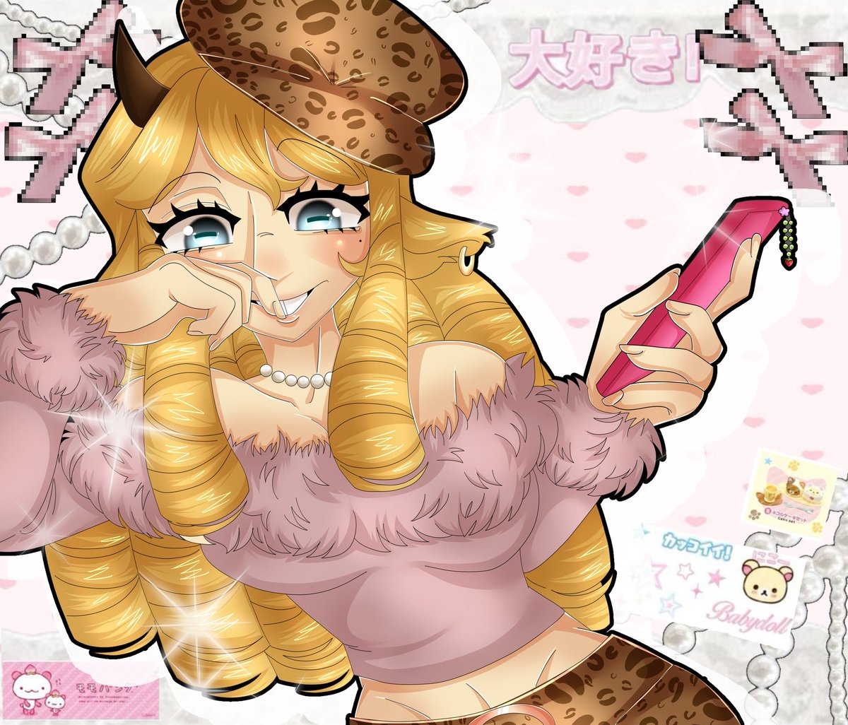 Ahhh casi se me hiba el avión. Un art trade que hice con: <a href="/nobinariepink/">🪷Nev🪷</a> 
Ya llevaba tiempo perdon si me olvido subirlo TvT.