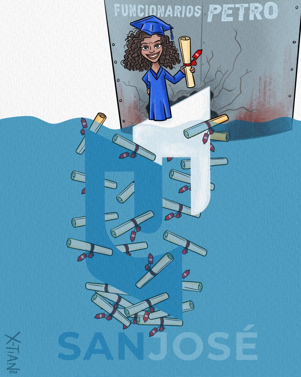 C A R T E L  D E  D I P L O M A S 🎓
Mi caricatura hoy en <a href="/PublimetroCol/">Publimetro Colombia</a>