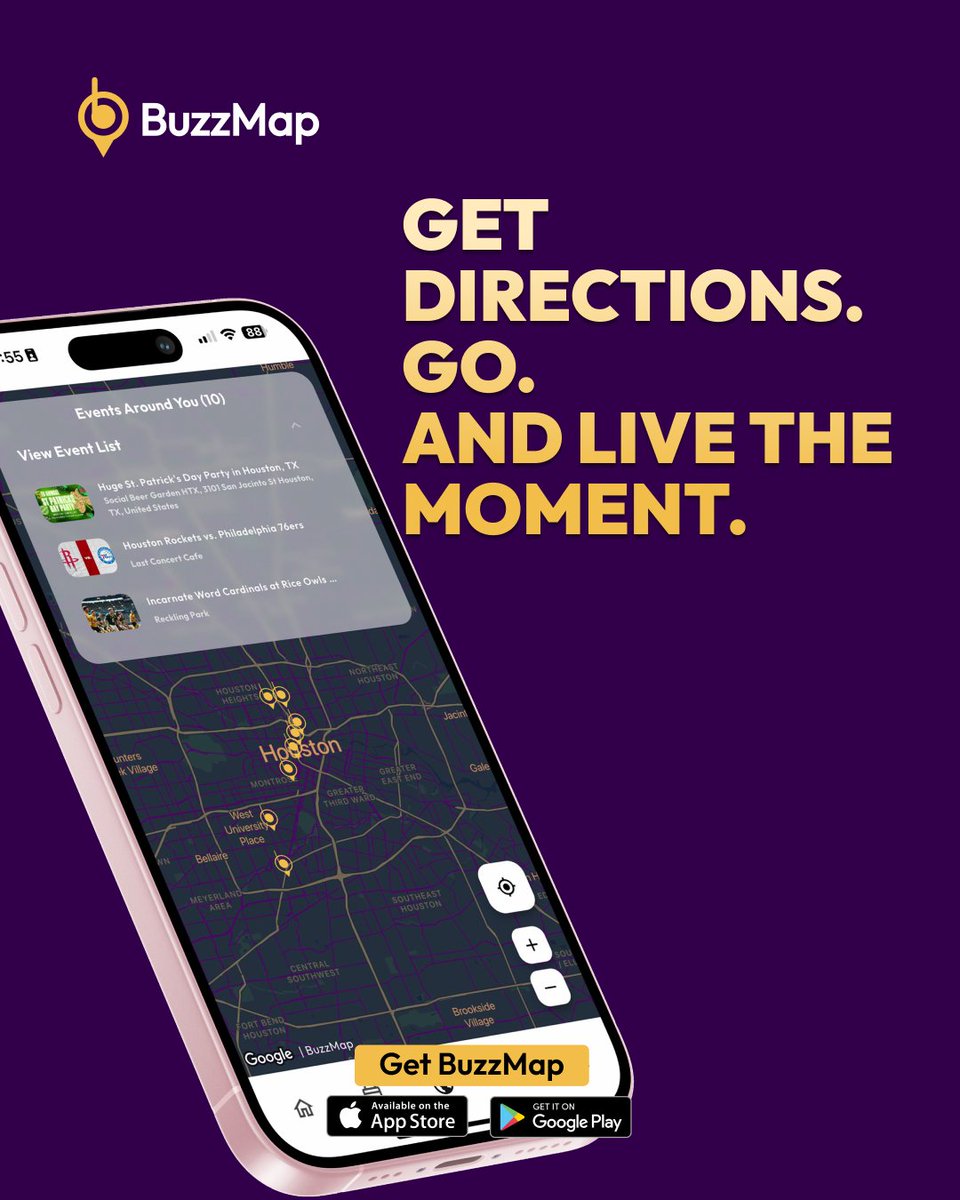 mybuzzmap's tweet image. February is coming. Are you ready? 🗓️🏃💨
​The best events fill up fast.

 Use BuzzMap to see what's trending, get directions, and secure your spot before the crowd arrives. 📍
​Plan smarter. Live louder.
​Download BuzzMap today: 
Link in bio 📲
​#BuzzMap #EventPro #PlanAhead