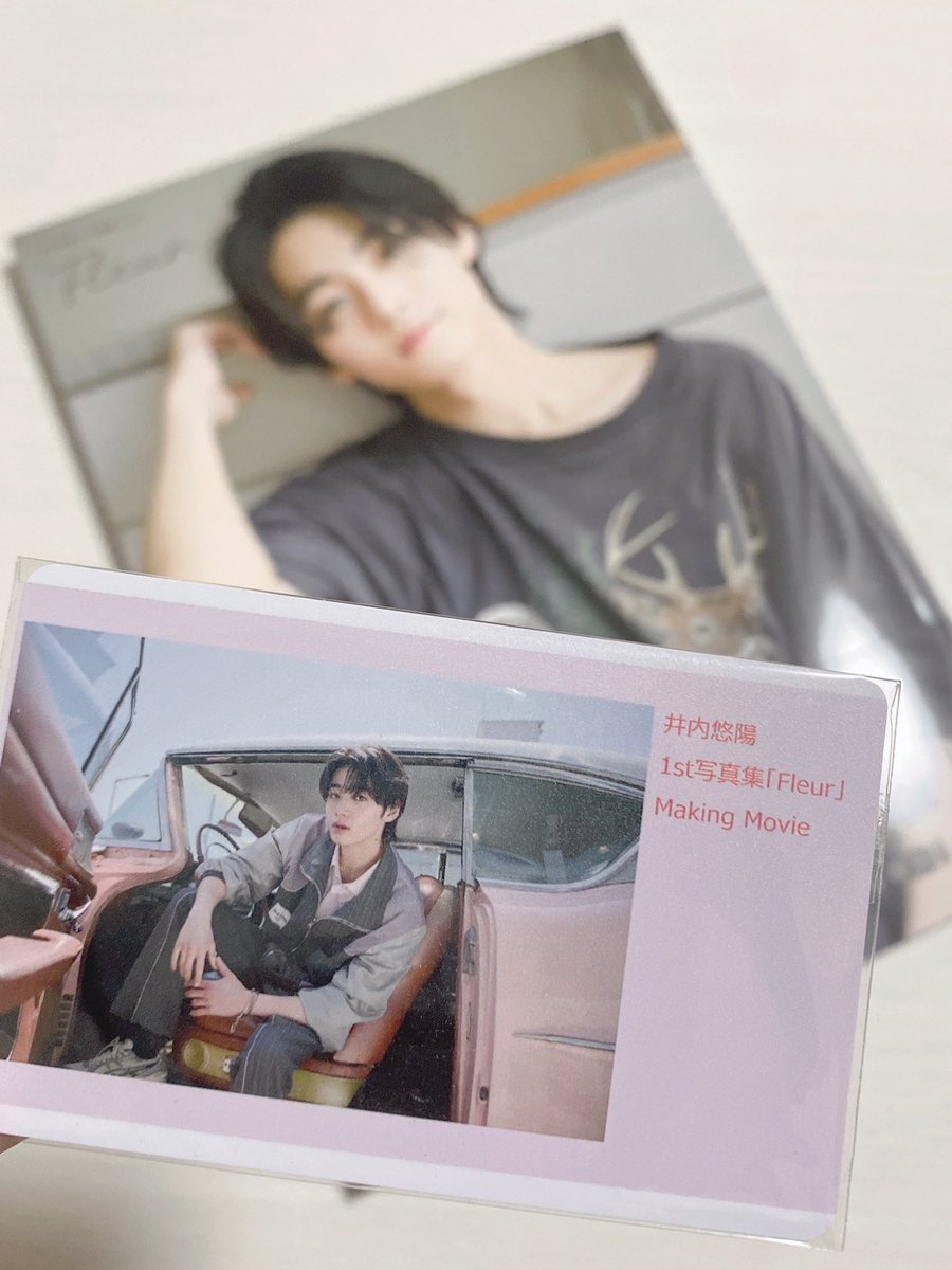 「井内悠陽Fleur Making Movie」拝見しました！！
今まで当写真集を見ていた時は、「写真という作品」を見ているような感覚だったのですが、こちらの映像で撮影前後のやり取りや撮影中のそのままの雰囲気を覗う中で、⬇️

 #いうちーむ 
 #concaでダウンロード