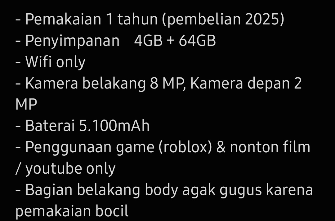 nyimurt's tweet image. HELP RT PLEASE ! 

guys, karena aku lagi BU aku mau jual tab samsung A9 aku yg tidak terlalu aku pakai 😖

Untuk price bisa wa / dm yaaa. Dom jabodetabek only, bisa cod di stasiun. Payment bisa e-wallet, bank. 🤗 #zonaba #zonauang