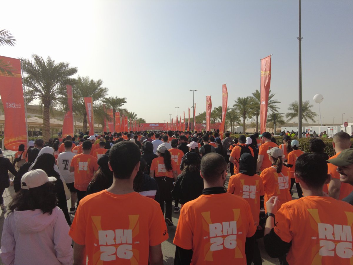 #ماراثون_الرياض 
بس قلت ما لحقت أحجز مع أخوي، والحبايب <a href="/RiyadhMarathon_/">Riyadh Marathon | ماراثون الرياض</a>  ما قصّروا معي، أعطوني التذكرة مجانية، وهي أول مشاركة وبإذن الله ما تكون الأخيرة وشكرًا الأمير <a href="/KhaledAlwaleed/">خالد بن الوليد Khaled Alwaleed</a>  على ذي الفعالية