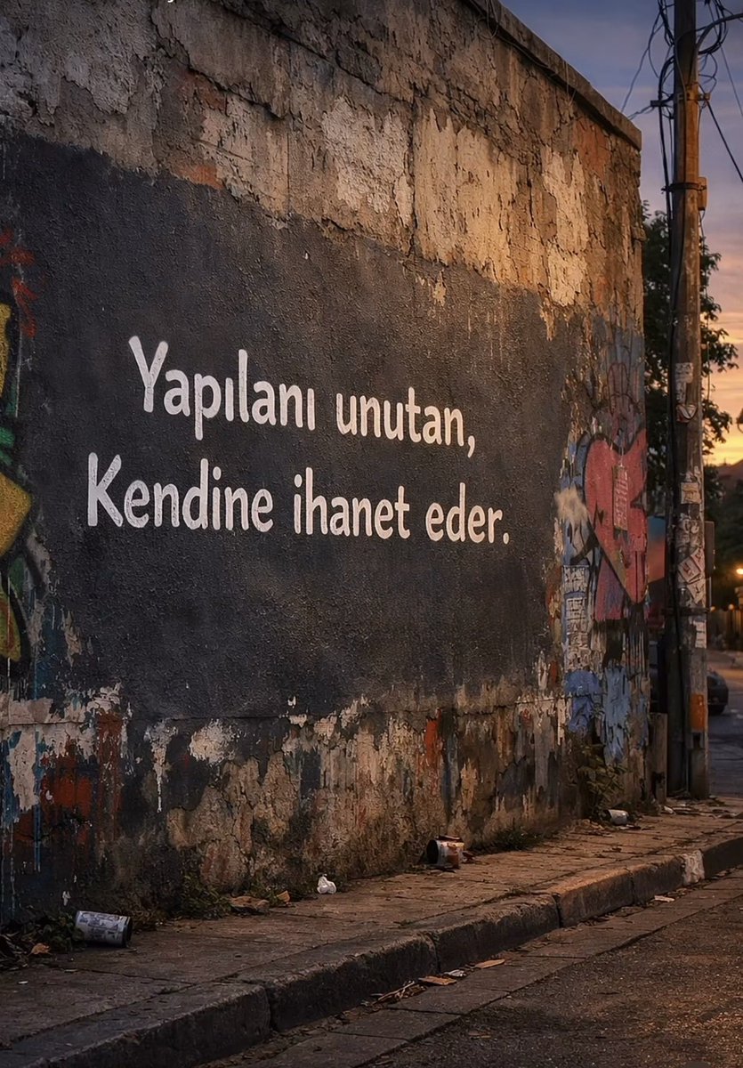 Kendine ihanet eder…