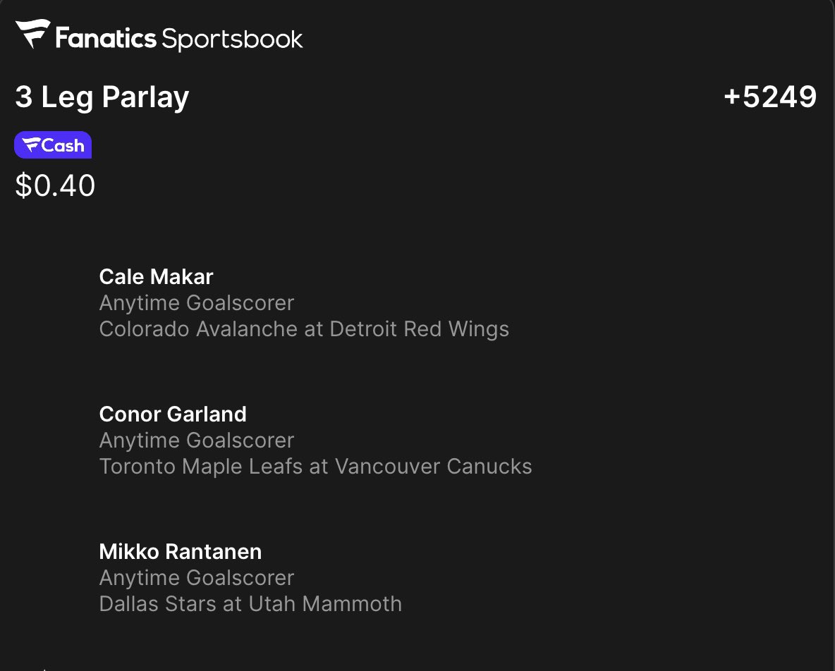 AngleAnze's tweet photo. +5249 #Goals #Lotto #NHL #Saturday #Gambling𝕏 🥅🏒🎰
@Playbook https://t.co/PMoxUb3Yx8