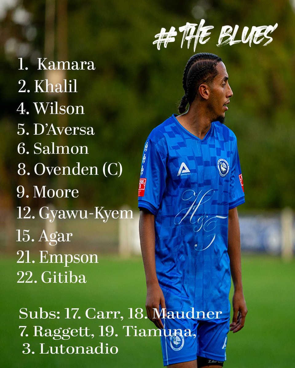 𝙏𝙝𝙞𝙨 𝘼𝙛𝙩𝙚𝙧𝙣𝙤𝙤𝙣'𝙨 𝙇𝙞𝙣𝙚-𝙪𝙥

#MarlowFC #TheBlues #WeAreMarlow