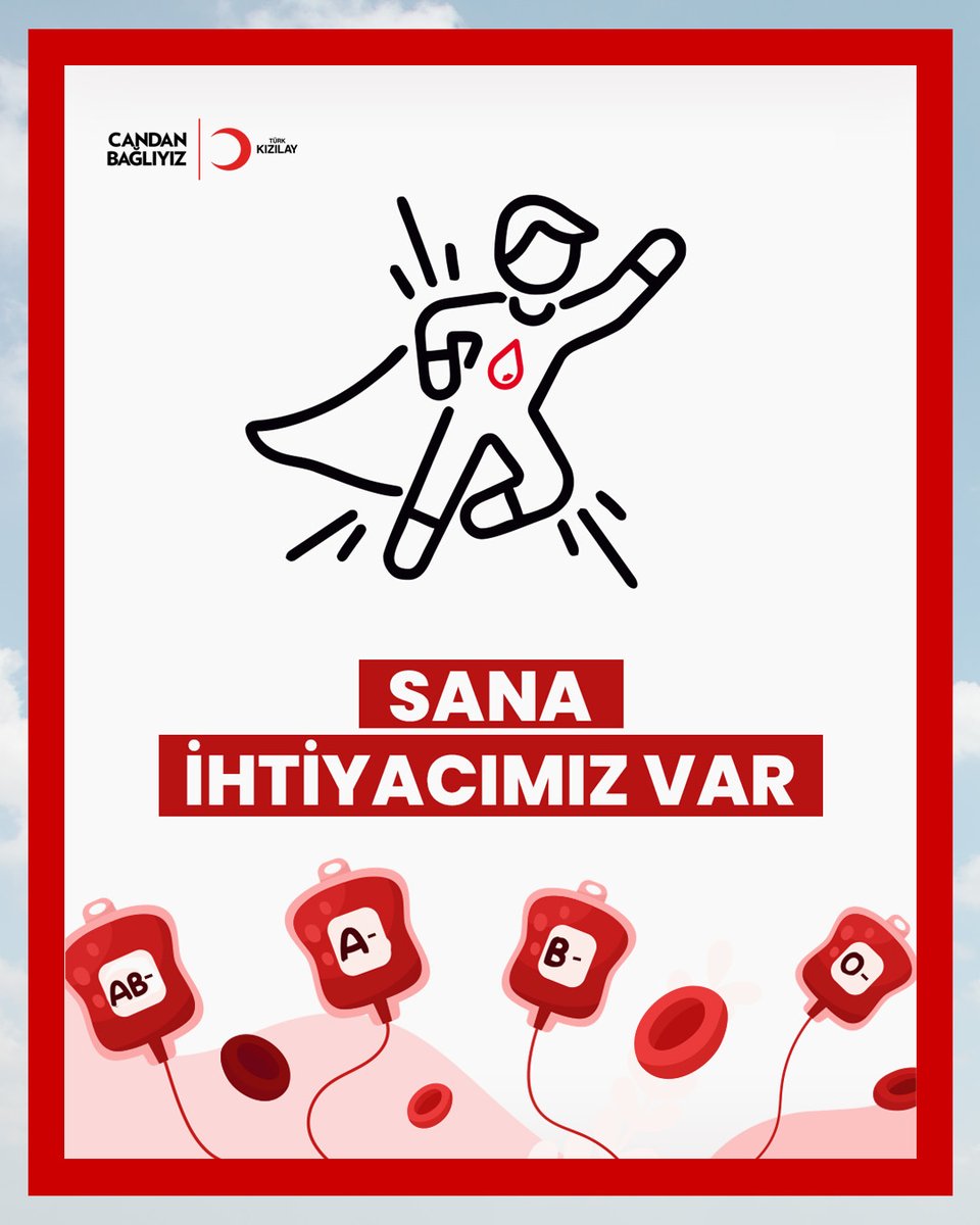 KanverOrg's tweet photo. 🩸 Negatif kan grupları toplumda daha az görülür.
Bu nedenle düzenli bağışın katkısı çok kıymetlidir.

👉 Sizi kan bağışına davet ediyoruz.
Randevu için ➡️ https://t.co/DuRAJh4EkU https://t.co/aEQLTq0Usj