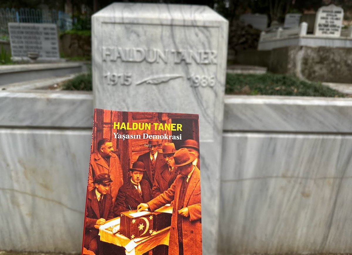 Türk edebiyatının önemli isimlerinden öykü ve oyun yazarı Haldun Taner'in mezarı. Küplüce