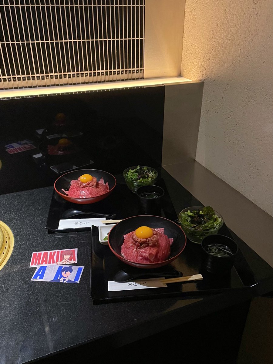 hO__420's tweet image. 肉美味しかった🩷ྀི💙ྀི