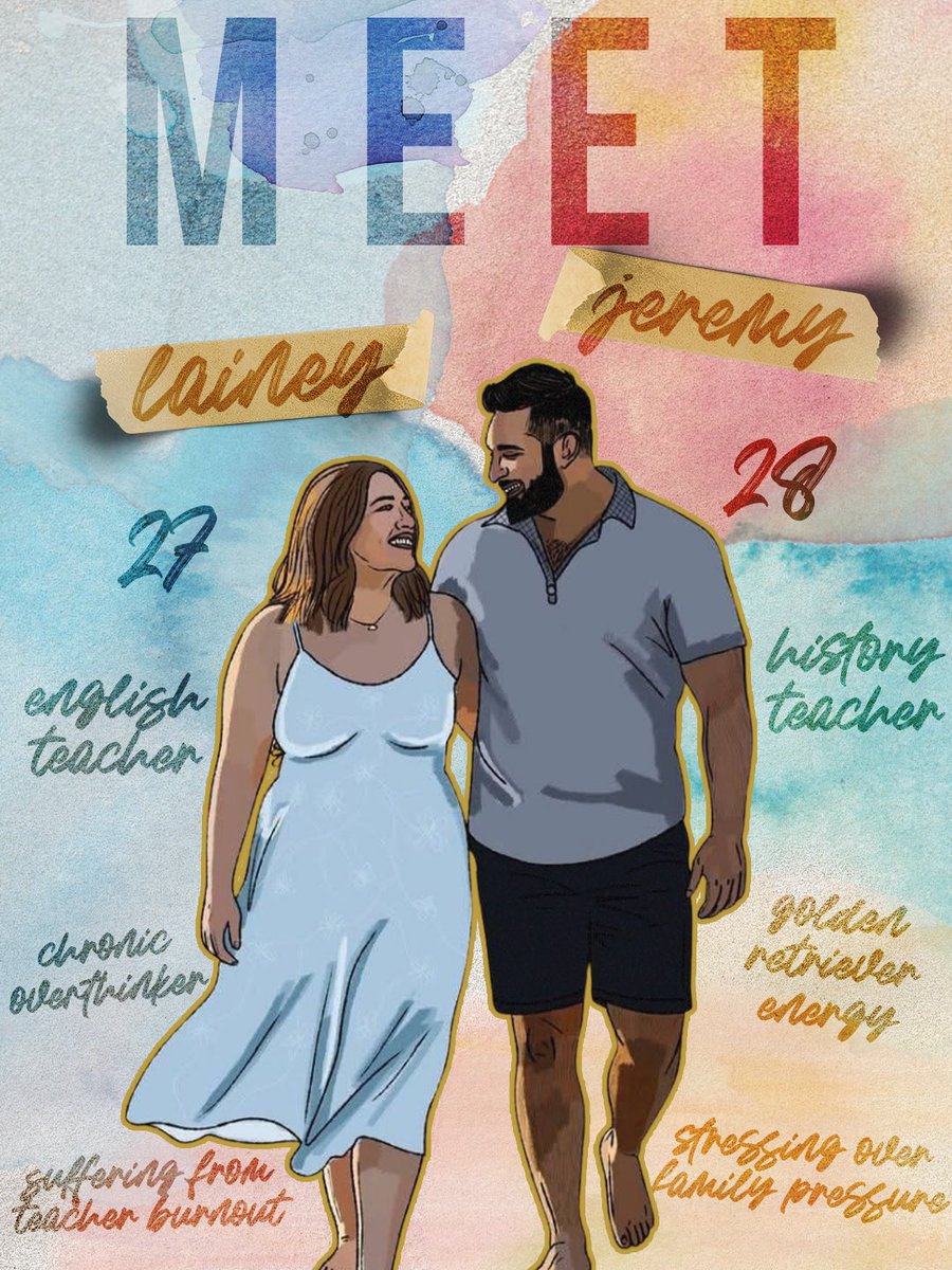 sarahroselevine's tweet image. Abby Jimenez meets Gilmore Girls, but move it to the Jersey Shore! ✨

A burnt-out middle school teacher flees to the Jersey Shore for the summer, reconnecting with her first love and taking a job at his family restaurant.

#QuestPit #OS #AG #R