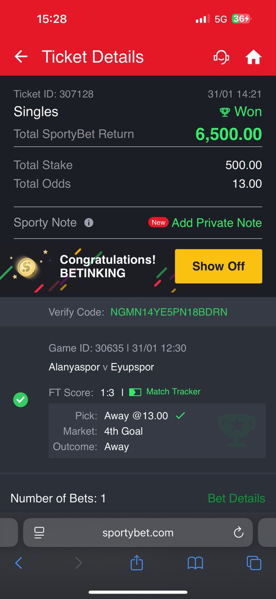 Betinkingcom's tweet image. BETINKING.COM👑
Join us on our live odds